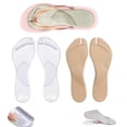 thumbnail image 1 of 2 Pares de Plantillas de Gel con Soporte para Arco para Sandalias tipo Flip Flop, 1 of 7