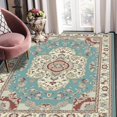 thumbnail image 4 of 1PC Bohemian Style Regional Carpet Local Carpet, Lightweight Washable Easy-to-Manage Carpet Floor Mat Festival Gift, Suitable for Living Room, Bedroom, Dining Room, Bathroom, Entryway, Room Accessone, 4 of 8
