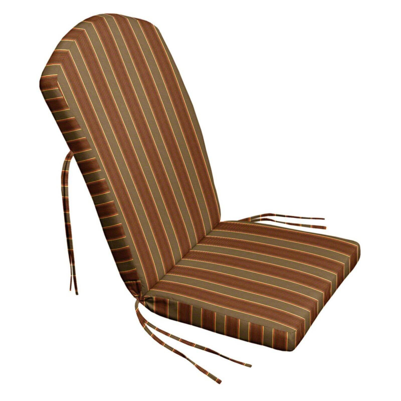 Cushion Source Sunbrella Striped 47 x 21 in. Adirondack Chair Cushion