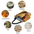 thumbnail image 6 of Kll Tote Bag For Women Pies Print Shopping Grocery Reusable Bags For Office School Shopping Travel, 6 of 7