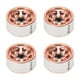 thumbnail image 5 of Cubo de rueda de coche RC NikouMX 4 piezas de metal para Accesorios RC, 5 of 8