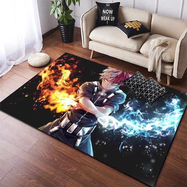 My foreAcademia-Paillassons de dessin animé japonais, tapis de sol, grande surface, salon, chambre à coucher, dortoir580x120cm(31x47 in) zhangyuxiang unisex
