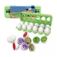 thumbnail image 1 of Juego Educativo Para Niños, Juguete Didáctico Huevos Colores verde, 1 of 5