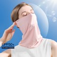 thumbnail image 4 of Funda facial de verano para mujer Protector solar para mujer, protector solar, orejeras, cuello, pol Abanopi Funda facial de verano para mujer, 4 of 7