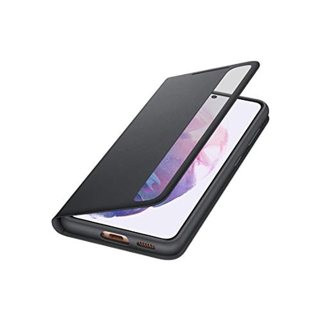 Funda plegable S-View Para Samsung Galaxy S21 Negro (Versión de EE. UU.)