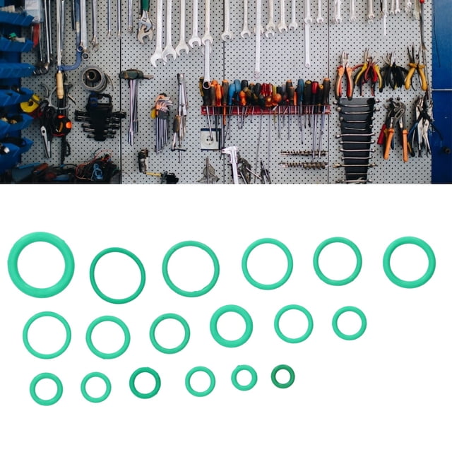 O Rings Assortment, Wear Resistant UV Resistance Rubber Green O Ring Kit for Repairing