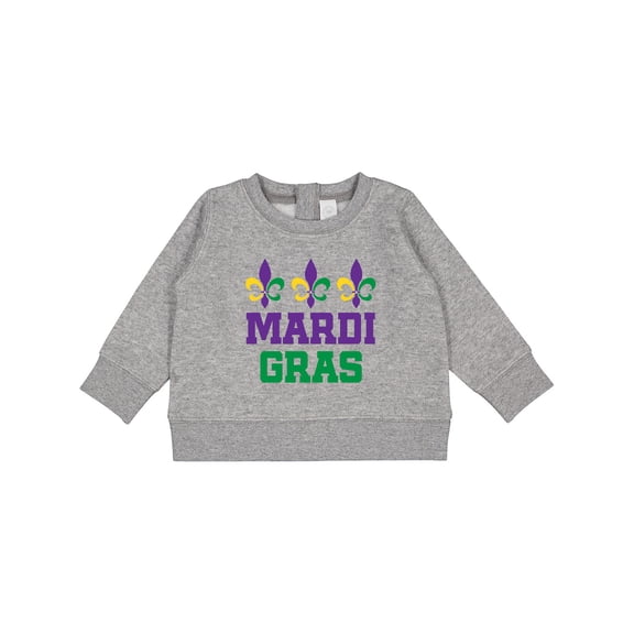 Inktastic Mardi Gras Fleur De Lis Trio Baby Sweatshirt