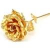 LightaheadÂ® 24k Gold Rose Foil Flowers 7.87 Inches Handcrafted with Gift Box