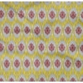 thumbnail image 4 of oneOone Organic Cotton Poplin Twill Fabric Ogee Ikat Decor Fabric Printed BTY 42 Inch Wide, 4 of 4