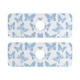 thumbnail image 7 of Yayeee Faucet Mat for Kitchen Sink 14.7" Diatomite Long Splash Guard Pad, Blue Butterfly, 2 Pack, 7 of 7
