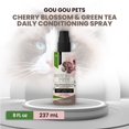 thumbnail image 2 of USA Made 8 oz Holistic Natural Cherry Blossom and Green Tea Pet Leave in Daily Conditioning Spray: Refresh and Condition Your Pet with Clean Ingredients, 2 of 4