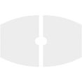 thumbnail image 4 of 38"W x 25 3/8"H x 4"ID x 20 1/2"C x 1"P Kailey Architectural Grade PVC Contemporary Ceiling Medallion, Two Piece, 4 of 11