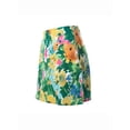 thumbnail image 3 of Blotona Women's Boho High Waist Mini Skirts Sexy Floral Printed Zip SideShort Pencil Skirts Vintage 90S A-Line Skirts, 3 of 8