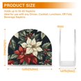 thumbnail image 4 of Yayeee Napkin Holder for Table Kitchen Paper Tissue Organization, White Christmas Leaves, 4 of 8