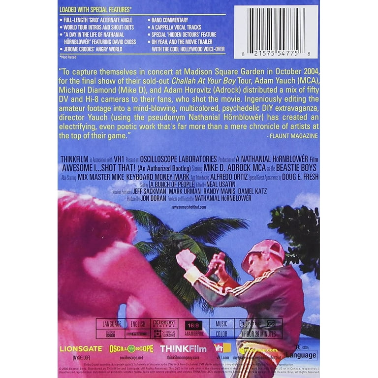 Awesome, I Shot That [DVD] - Walmart.com