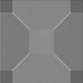 thumbnail image 1 of Ahgly Company Machine Washable Indoor Square Transitional Gunmetal Gray Area Rugs, 4' Square, 1 of 7
