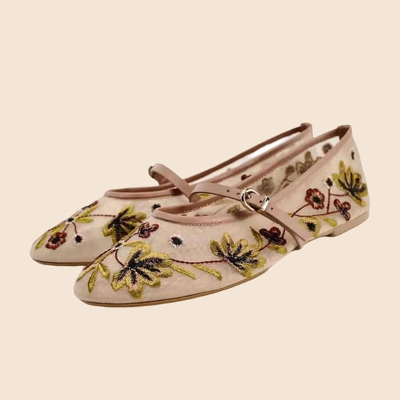 2026 Women Casual Loafers Vintage Low Cut Trendy Lazy Style Solid Color Slip On Lightweight Cushioned Orthopedic Arch Support Wide Toe Box Comfortable Walking Daily Flat Shoes Beige 40