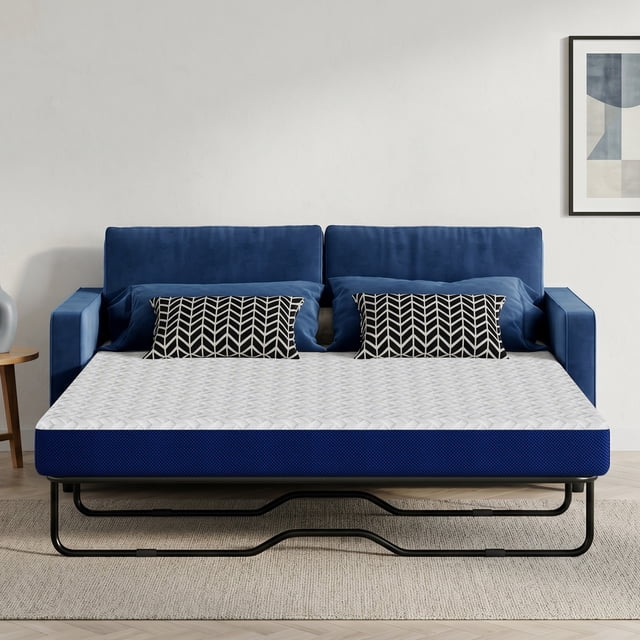 Memory Foam Mattress For Sleeper Sofa,3 Inches Queen