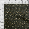 thumbnail image 1 of oneOone Cotton Poplin Black Fabric Leaves & Flower Diy Clothing Quilting Fabric Print Fabric By Yard 56 Inch Wide, 1 of 4