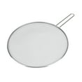 thumbnail image 1 of Recipiente para freír frutas y aperitivos de malla de 33 cm con asa de acero inoxidable denso (plateado), 1 of 7