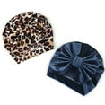 thumbnail image 3 of KelaJuan Newborn Velvet Hats, Solid Color Bowknot Warm Soft Autumn Winter Cap for Baby Boys and Girls, 3 of 7