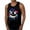 Black, variant on Tank Tops for Men Cool Ghost Face Graphic Scoop Neck Sleeveless Shirt Summer Casual Tanks Streetwear