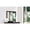 black, variant on Glory Furniture 41" x 41" Gray Transitional Burlington Dresser Mirror