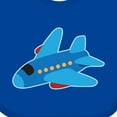 thumbnail image 4 of Inktastic Jet Airplane Childs Plane Boys or Girls Baby Bib, 4 of 4