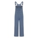 thumbnail image 2 of Ceisia Men's Denim Bib Overalls Loose Fit Solid Color Work Pants with Multi Pockets Light Blue XXXXL Gifts, 2 of 6
