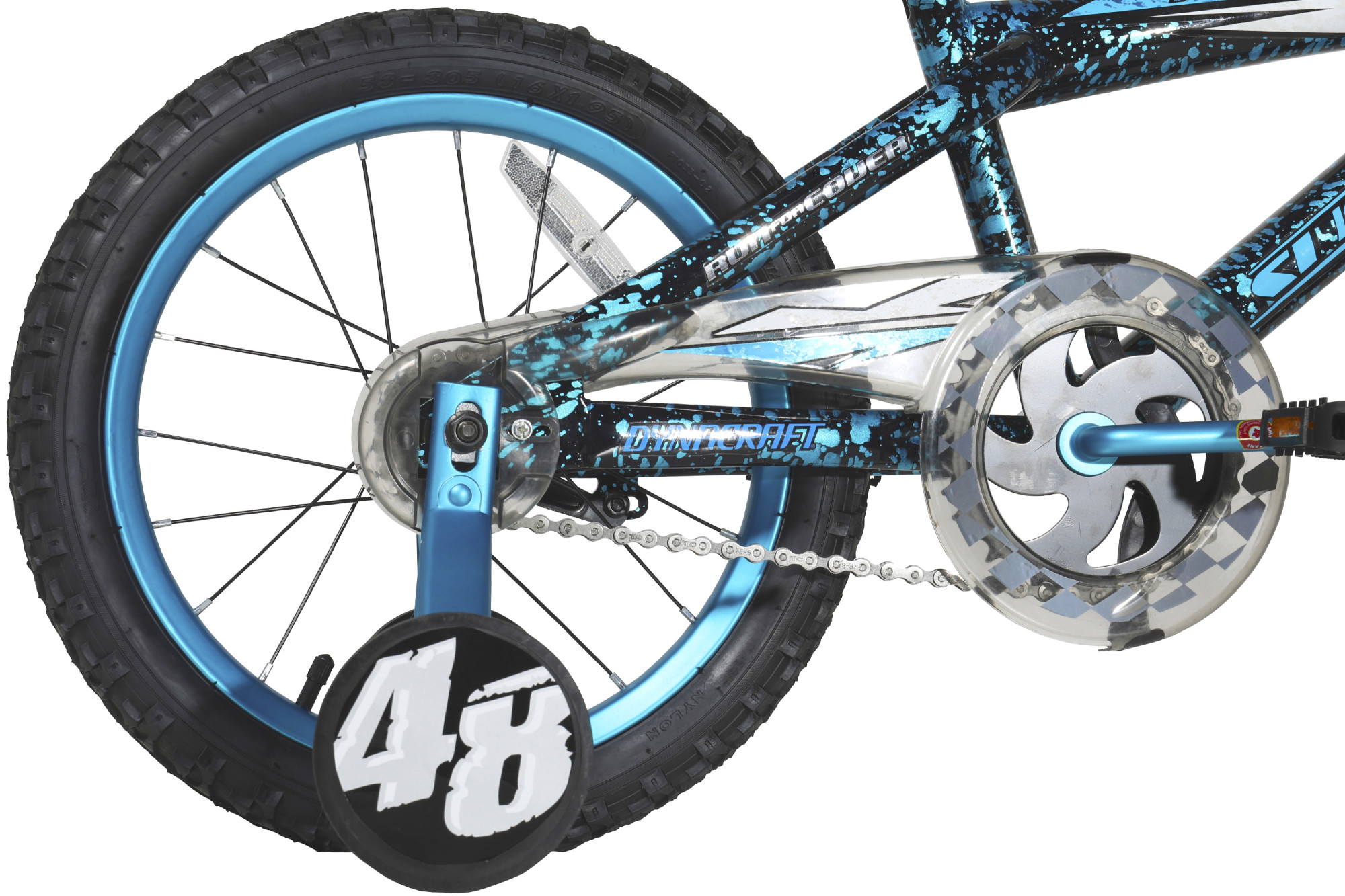 Dynacraft 16" Suspect BMX Bike, Blue, Ages 6-9 photo 4