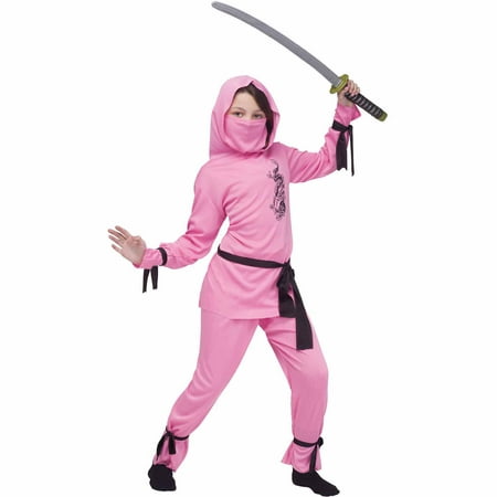 Pink Ninja Child Halloween Costume