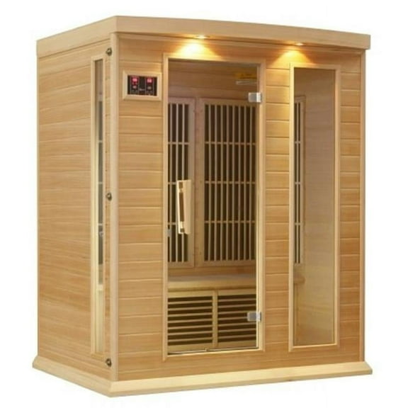 Maxxus Saunas Maxxus 3 Person Far Ir Carbon Sauna
