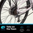 thumbnail image 3 of 700c Schwinn Bay Ridge Hybrid Electric Bike for Adults, 7 Speeds, 250w Motor, Aurora White, 3 of 10