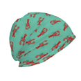 thumbnail image 3 of Naloa Cartoon Lobsters 4 Beanie for Men Women Knitted Unisex Winter Hat Beanies Cap Knit Cuffed Beanies Hats, 3 of 7