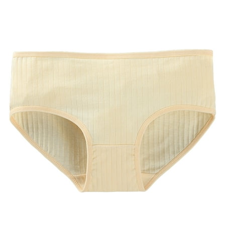 

Kids Teen Girls Underwear Breathable Cotton Panties Summer Thin Ribbed Briefs