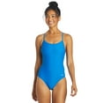thumbnail image 5 of iSwim Essential Solid Wide Strap One Piece Swimsuit, High Cut, Unpadded, Athletic (Women’s), 5 of 12