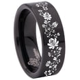 thumbnail image 6 of Flower Tungsten Carbide Ring, 6 of 9