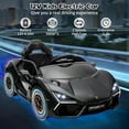thumbnail image 4 of NEILA 12V Licensed Lāmbǒrghini Revuelto Ride-On Car for Kids – Electric Sports Car with Bluetooth, USB, Music, Remote Control & Headlights – Perfect for Boys & Girls,Black, 4 of 7