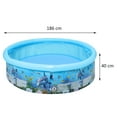 thumbnail image 3 of YouLoveIt Inflatable Family Swimming Pool Home Summer Paddling Pools Home Fence Children Bath Round Swimming Pool for Babies Kids Adults, 3 Sizes, 3 of 8