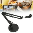 thumbnail image 4 of Microphone Arm Stand, Space Saving Angle Free Rotation Professional 1/4 Screw Hole Microphone Arm Bracket  For Livestreaming, 4 of 8