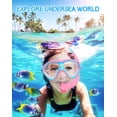 thumbnail image 2 of Set de Snorkel Gintenco para Niños con Máscara de Buceo y Gafas de Natación, 2 of 8
