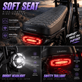 thumbnail image 5 of Electric Bike for Adults, 749W Motor, 48V 20Ah Battery, 27MPH, Age Range 18+ Years, 20" Fat Tire, UL2849, 5 of 9