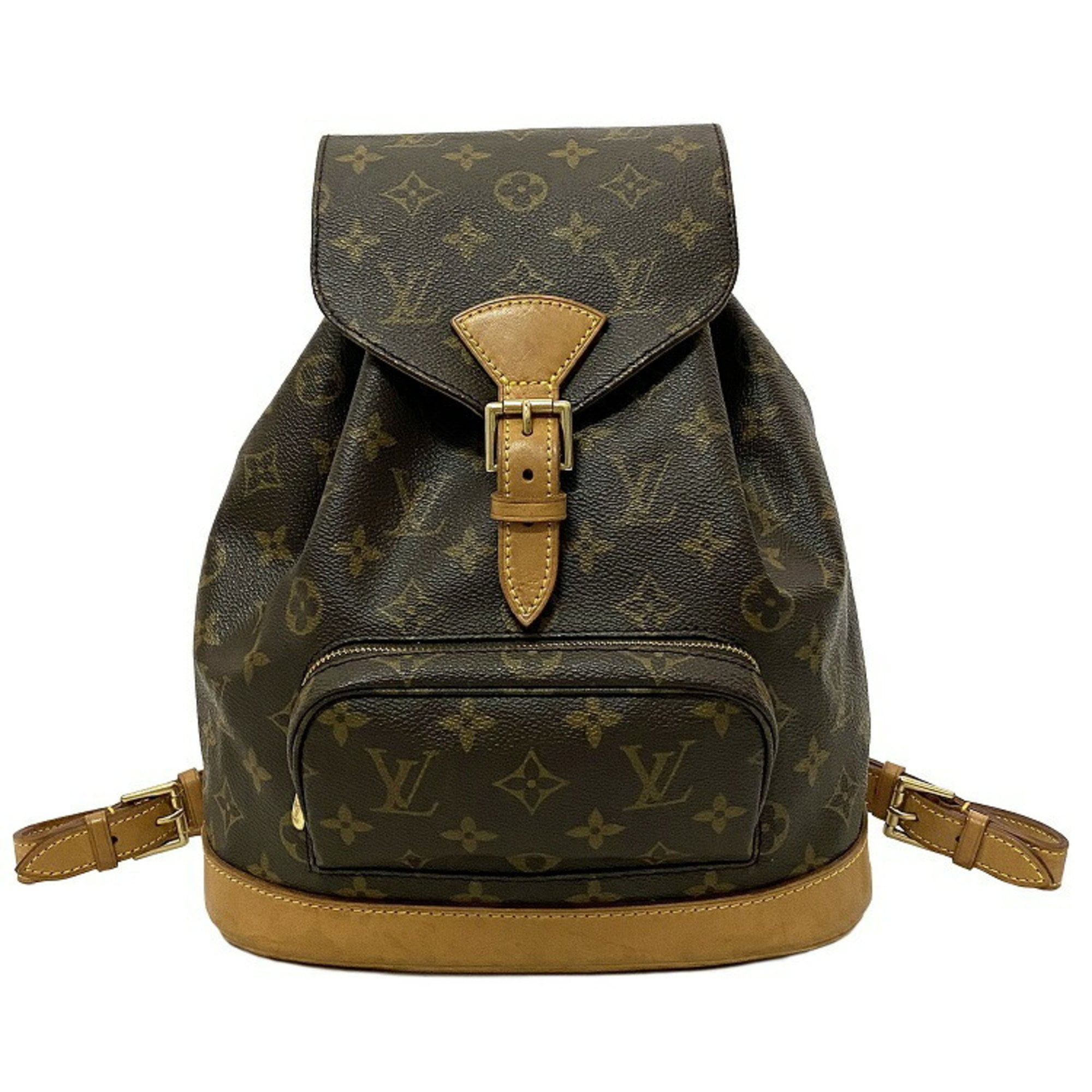 Auth Louis Vuitton Monogram Monsuri MM M51136 Women's Backpack