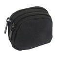 thumbnail image 3 of Monedero con trabilla para cinturón, minibolso para tarjetas, bolsa de cambio, monedero multifuncional, bolsa para cinturón al aire libre para escalad Negro shamjiam Monedero al aire libre, 3 of 8