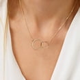thumbnail image 5 of AUNOOL Necklaces Gifts for Women 14K Gold Plated Infinity Circle Necklace Gifts for&nbsp;Work Bestie Jewelry Gifts, 5 of 6