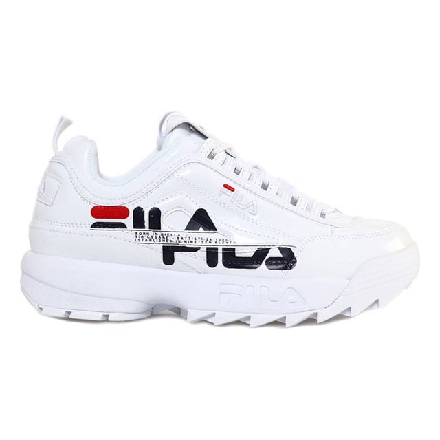 Tenis Distruptor Ii Print Caballero Fila 1Fm00459-125 Blanco 27.5 cm