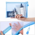thumbnail image 3 of Bolsa de malla de nailon con cremallera Sinzip A5, azul cielo (12 unidades), 3 of 7