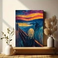 thumbnail image 6 of Edvard Munch The Scream Canvas Print Home Office Museum Style Wall Art, 6 of 8