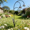 thumbnail image 2 of Metal Lily of the Valley - Whimsical Garden Decor, Scrap Metal Art, Handcrafted Outdoor Metal Flower Sculpture, Lily of The Valley Decorative Flower Yard Decor, for Garden Yard Patio, 2 of 6
