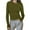 Army Green, variant on AXXD Basic Tops for Women Sexy Casual Summer 2024 Slim Casual Round Neck Long Sleeve Solid T-shirt Tops Blouse